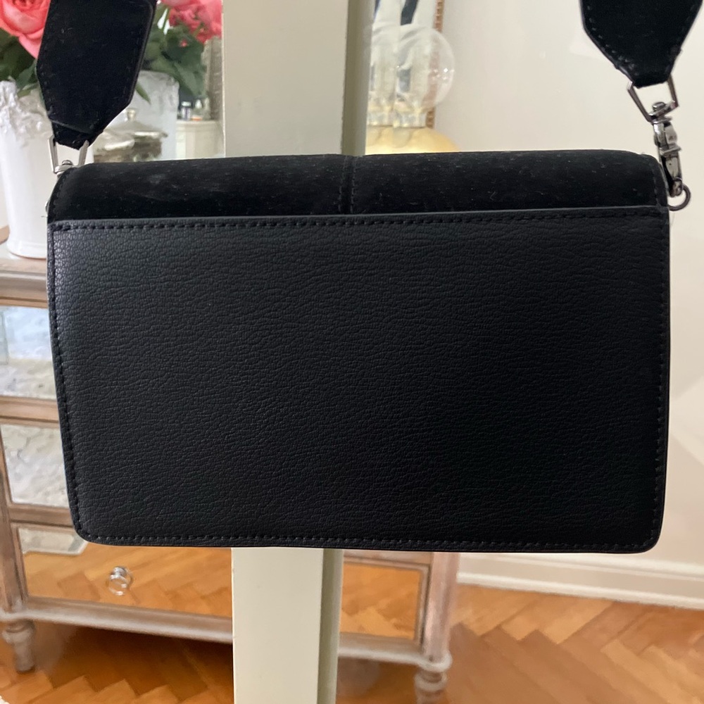 Zadig & Voltaire bag /crossbody . Black suede .NEW - Picture 4 of 9